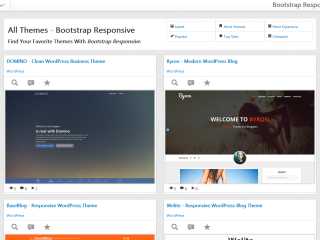 Find Your Favorite Themes With Bootstrap Responsive.