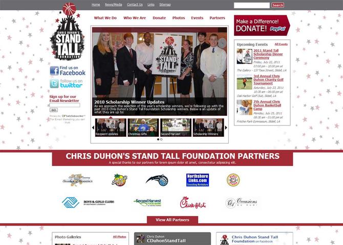 Chris Duhon's Stand Tall Foundation