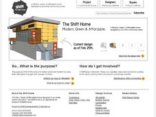 The Shift Home - A Modern, Green, & Affordable home designed by an entire community online.