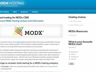 MODx Hosting