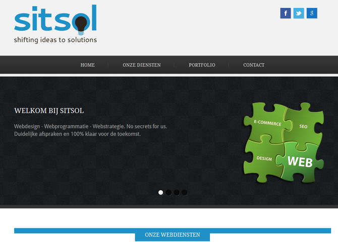 Sitsol - webdesign