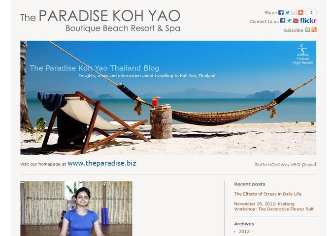 Paradise Koh Yao Blog